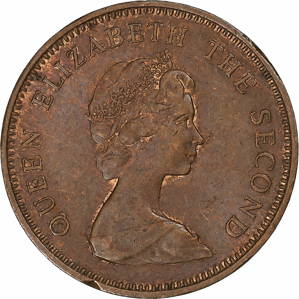 Jersey, Elizabeth II, New Penny, 1980, Llantrisant, Bronze, EF(40-45), KM:30