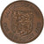 Jersey, Elizabeth II, New Penny, 1980, Llantrisant, Bronce, MBC, KM:30