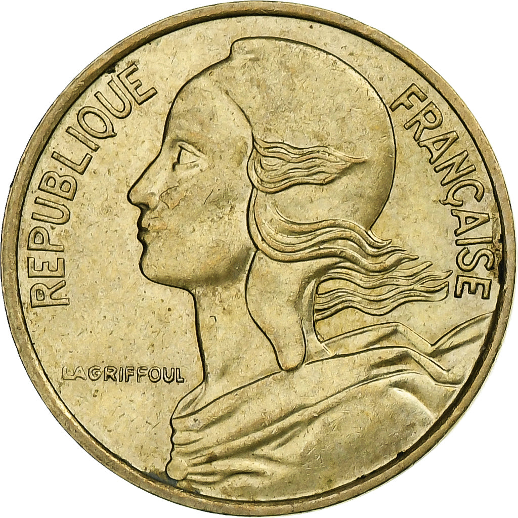 Francia, 5 Centimes, Marianne, 1991, Pessac, Alluminio-bronzo, BB+, Gadoury:175