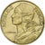Frankreich, 5 Centimes, Marianne, 1991, Pessac, Aluminum-Bronze, SS+