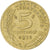 Frankrijk, 5 Centimes, Marianne, 1977, Pessac, Aluminum-Bronze, ZF, Gadoury:175
