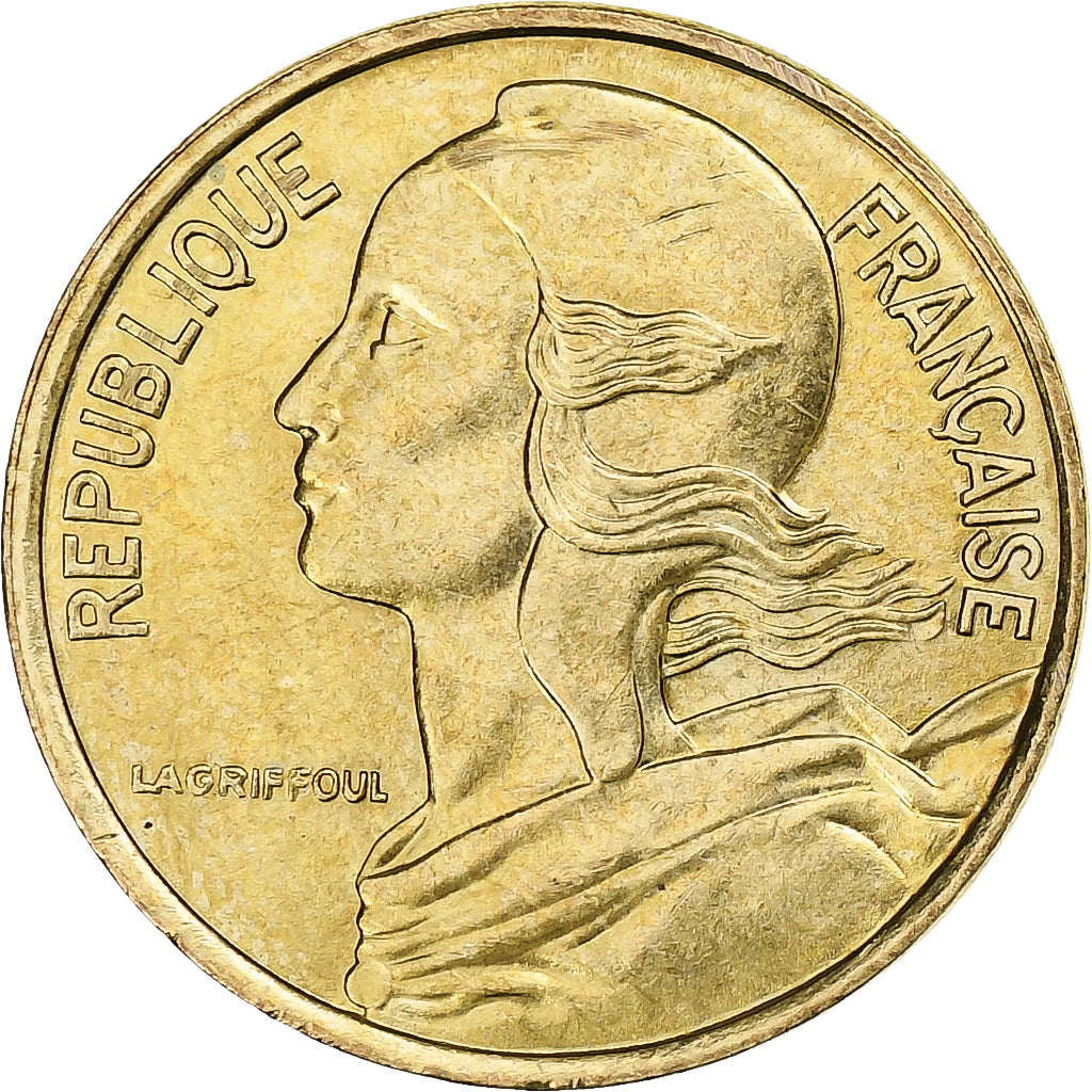 Francia, 5 Centimes, Marianne, 1992, Pessac, Alluminio-bronzo, BB+, Gadoury:175