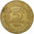 Francia, 5 Centimes, Marianne, 1971, Paris, Alluminio-bronzo, BB, Gadoury:175