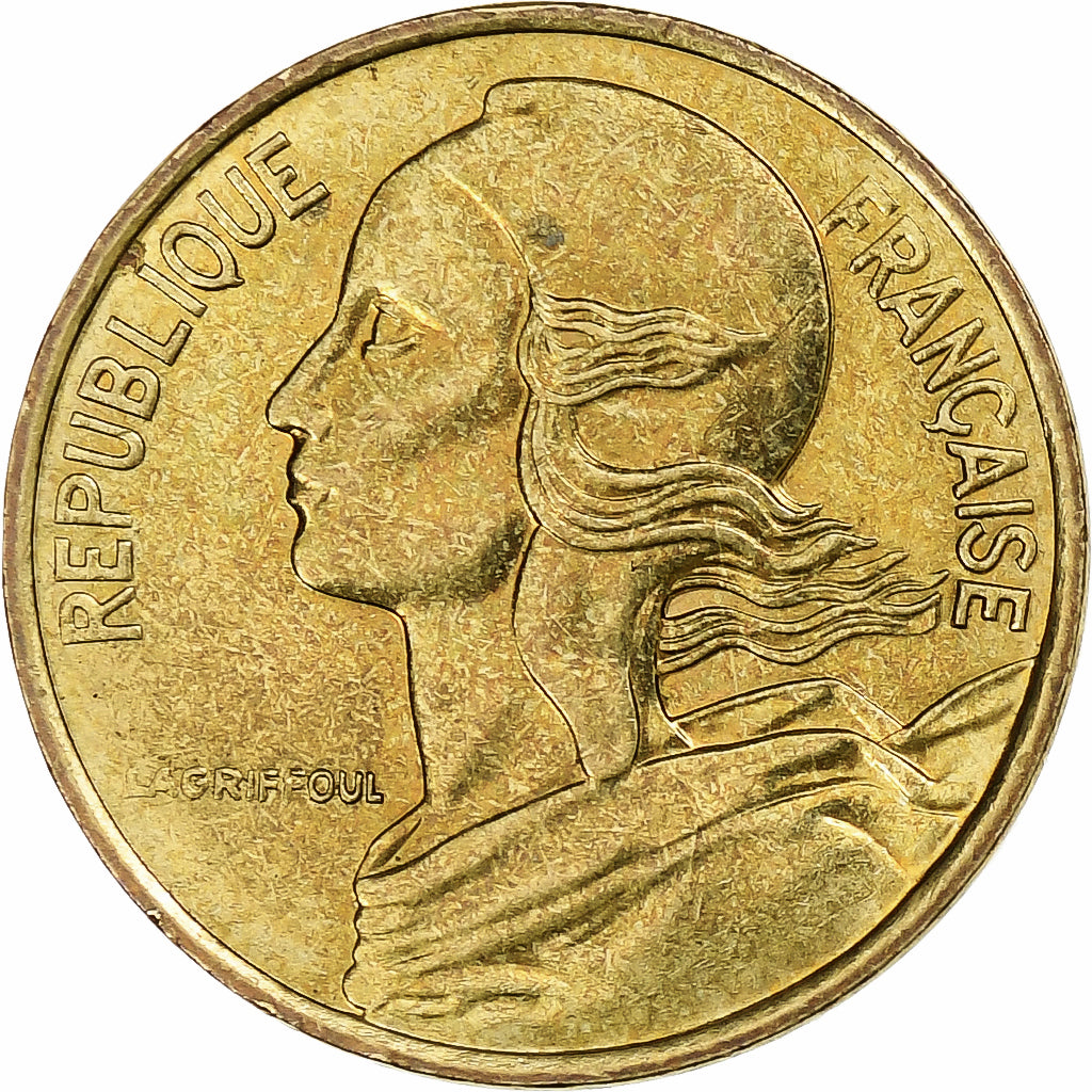 Francia, 5 Centimes, Marianne, 1988, Pessac, Alluminio-bronzo, BB+, Gadoury:175