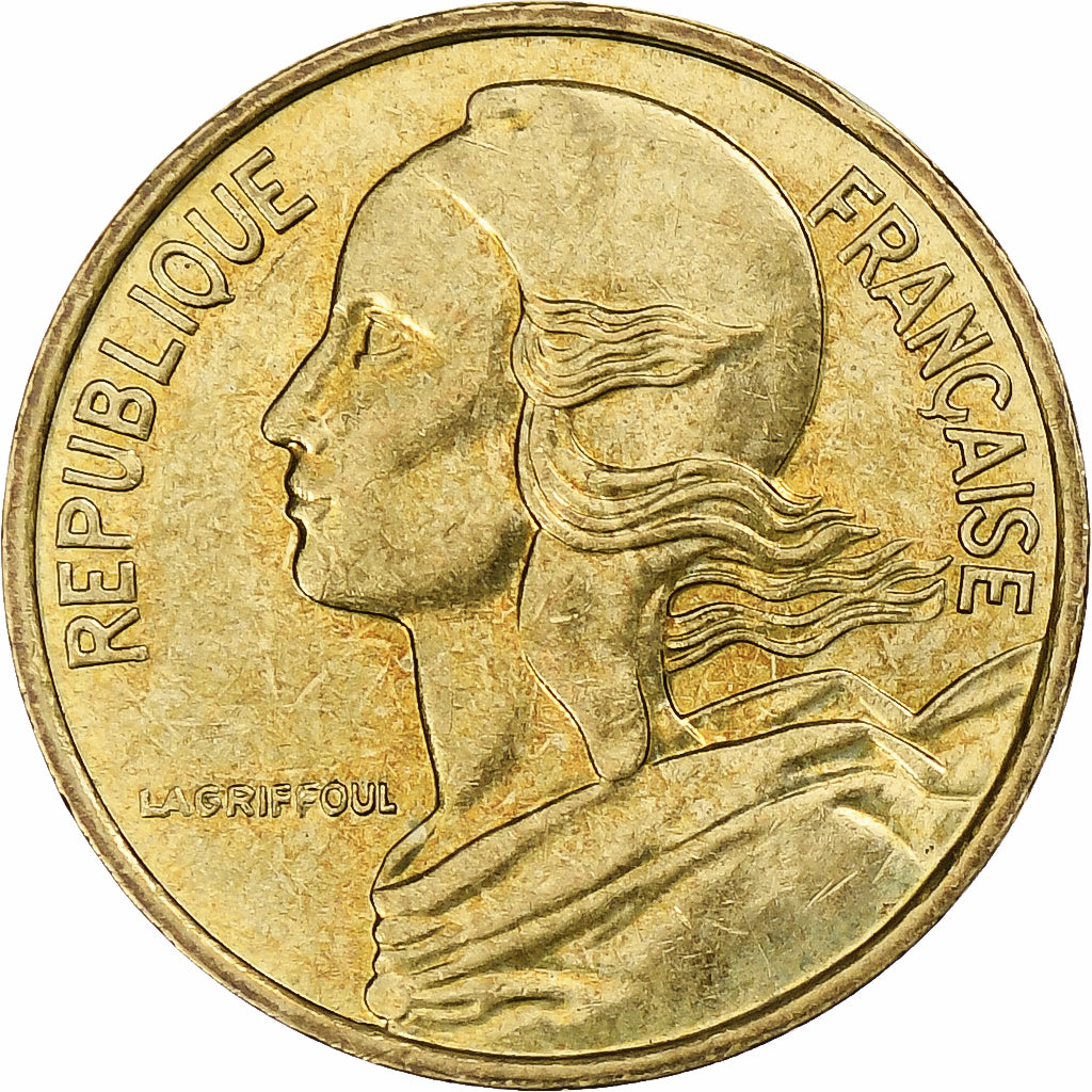 Francia, 5 Centimes, Marianne, 1987, Pessac, Alluminio-bronzo, BB+, Gadoury:175