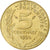 Frankreich, 5 Centimes, Marianne, 1990, Pessac, Aluminum-Bronze, SS+