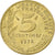 Francia, 5 Centimes, Marianne, 1978, Pessac, Alluminio-bronzo, BB, Gadoury:175