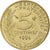 França, 5 Centimes, Marianne, 1994, Pessac, Alumínio-Bronze, AU(50-53)