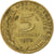 France, 5 Centimes, Marianne, 1970, Paris, Aluminum-Bronze, EF(40-45)