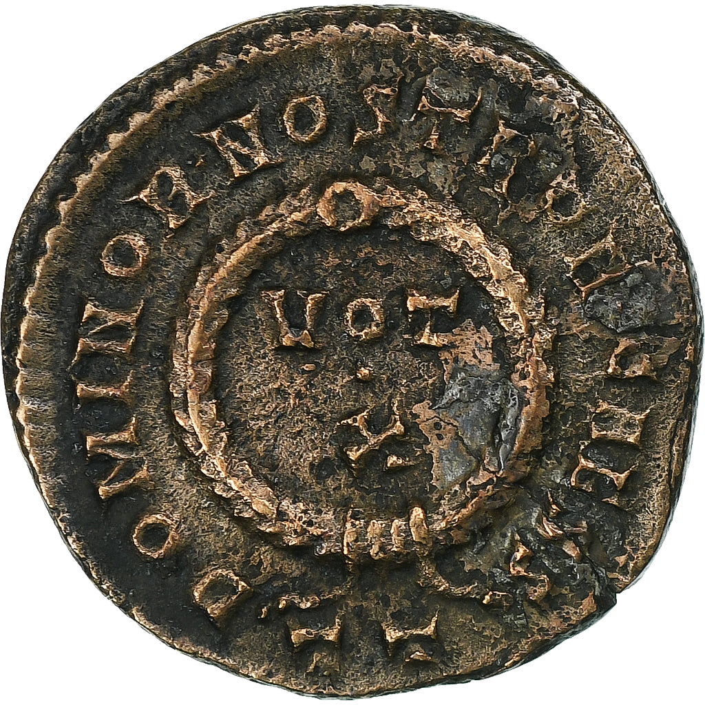 Constantine II, Follis, 320-321, Ticinum, Copper, AU(50-53), RIC:154