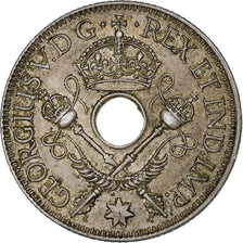 New Guinea, George V, Shilling, 1935, Melbourne, Silver, EF(40-45), KM:5