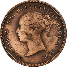 United Kingdom, Victoria, 1/2 Farthing, 1844, London, Copper, VF(30-35), KM:738