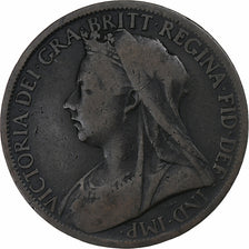 Reino Unido, Victoria, Penny, 1901, London, Bronce, BC+, KM:790