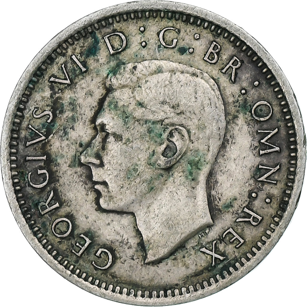 United Kingdom, George VI, 3 Pence, 1937, London, Silver, EF(40-45), KM:848