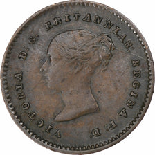 Reino Unido, Victoria, 1/4 Farthing, 1853, London, Cobre, MBC, KM:737