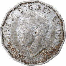Canada, George VI, Cent, 1944, Ottawa, Acciaio placcato cromo, BB+, KM:40a