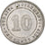 Straits Settlements, George V, 10 Cents, 1919, Bombay, Billon, AU(50-53), KM:29a