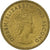 Jersey, Elizabeth II, 1/4 Shilling, 1957, London, Níquel - latón, MBC+, KM:22