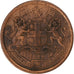 India-British, Victoria, 1/12 Anna, 1848, Calcutta, Copper, EF(40-45), KM:445
