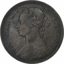 United Kingdom, Victoria, 1/2 Penny, 1893, London, Bronze, EF(40-45), KM:754