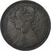 United Kingdom, Victoria, 1/2 Penny, 1893, London, Bronze, EF(40-45), KM:754