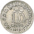 Ceylon, George V, 10 Cents, 1912, London, Argento, BB+, KM:104