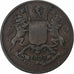 India-British, Bombay Presidency, 1/4 Anna, 1833, Bombay, Copper, VF(30-35)