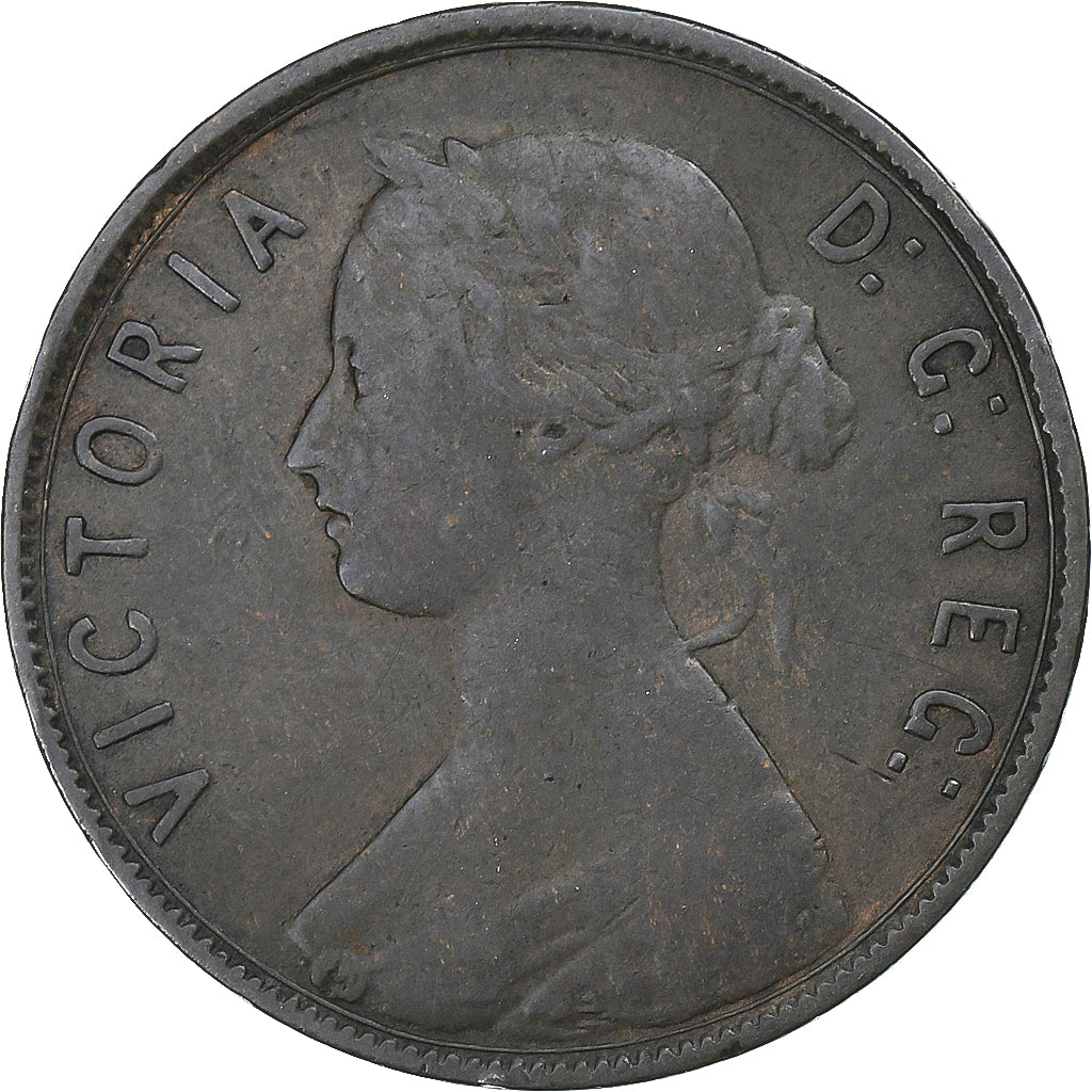 Canada, Victoria, Cent, 1865, London, Brązowy, VF(30-35), KM:1