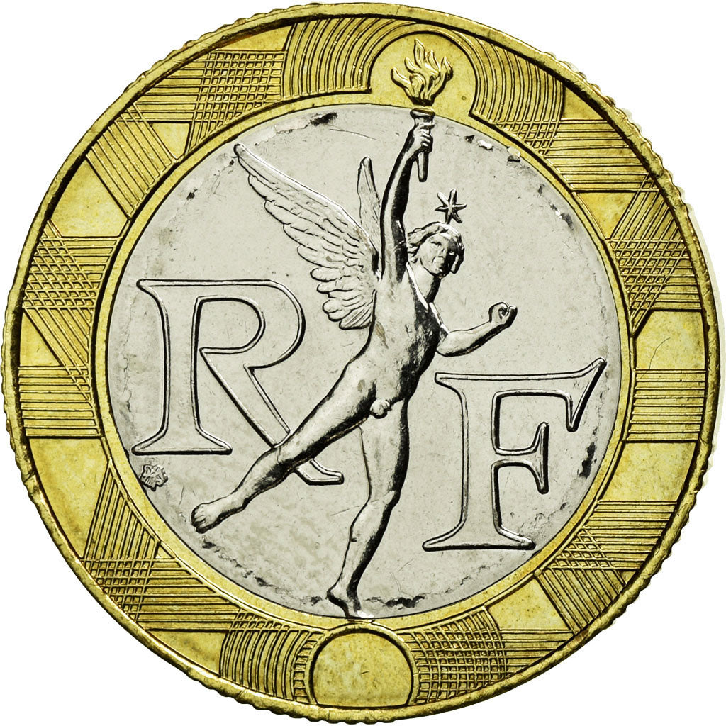 Munten, Frankrijk, Génie, 10 Francs, 1999, FDC, Aluminum-Bronze, Gadoury:827