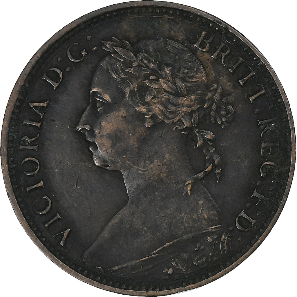 United Kingdom, Victoria, Farthing, 1891, London, Bronze, EF(40-45), KM:753