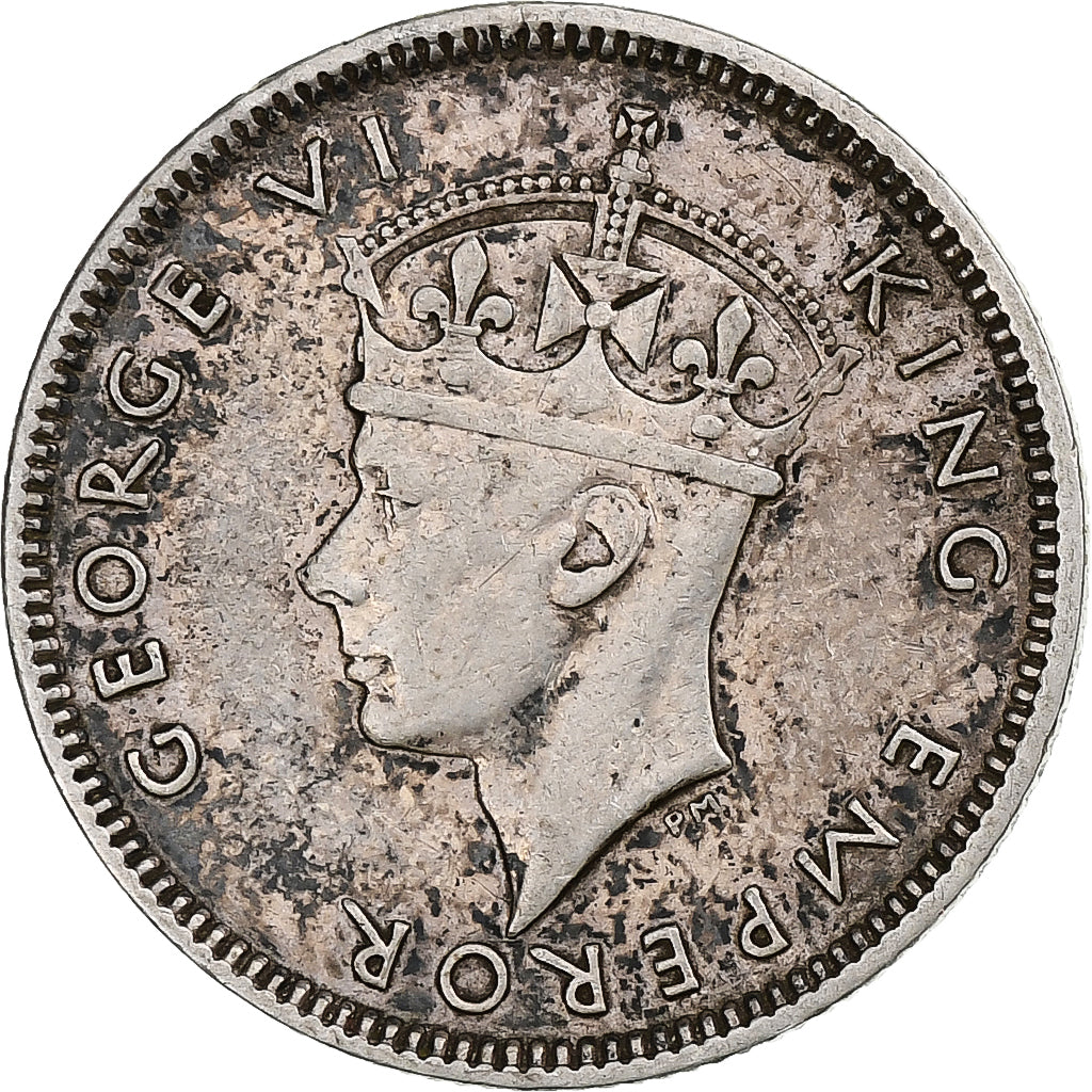 Fiji, George VI, 6 Pence, 1942, San Francisco, Silver, EF(40-45), KM:11a