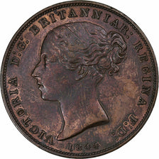 Jersey, Victoria, 1/26 Shilling, 1844, London, Copper, AU(55-58), KM:2