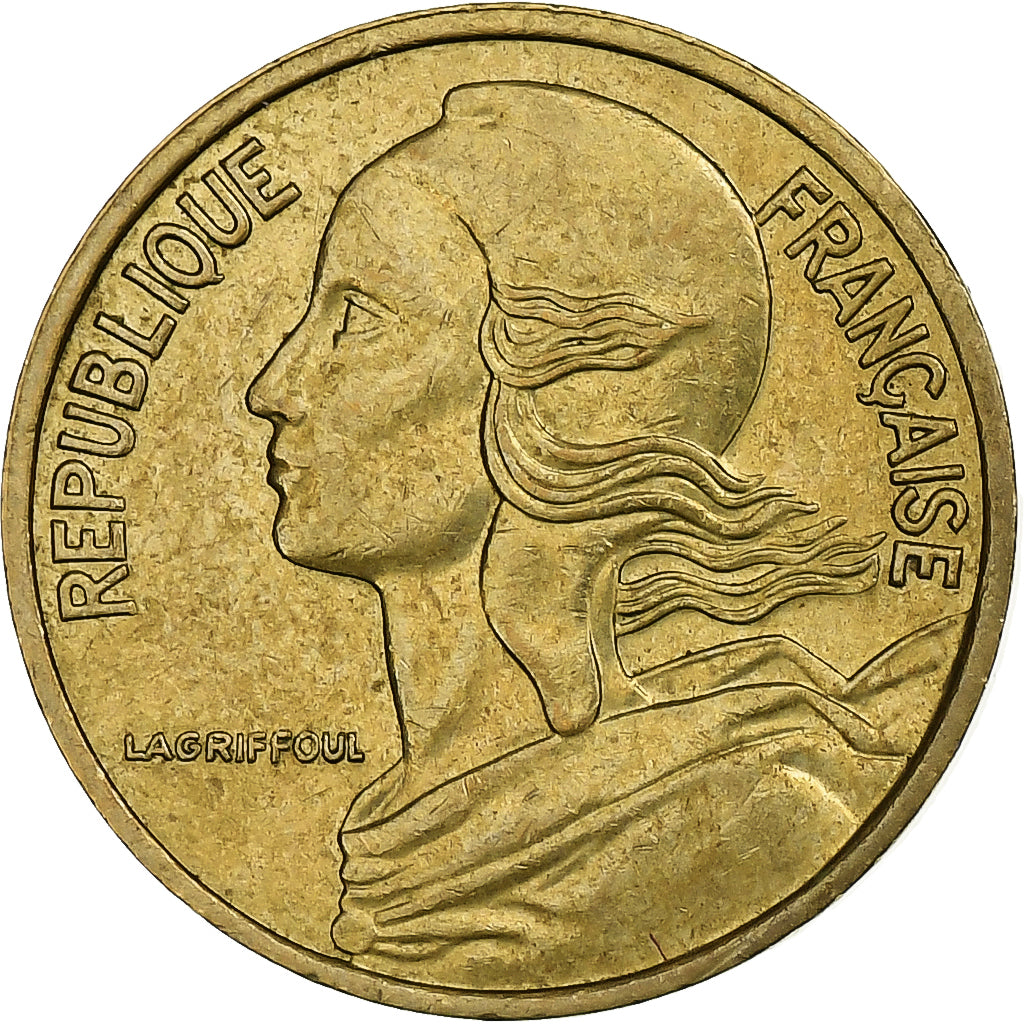 France, 5 Centimes, Marianne, 1981, Pessac, Aluminum-Bronze, EF(40-45)