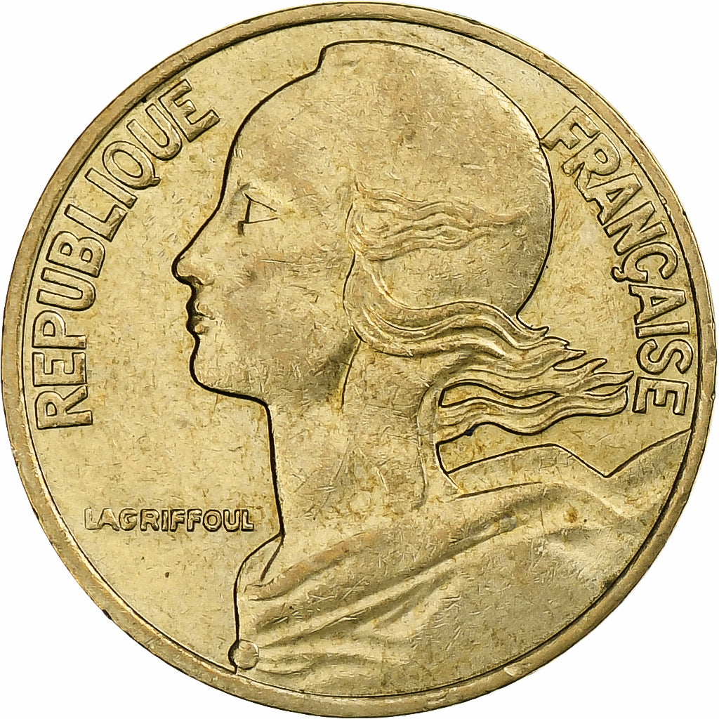 France, 5 Centimes, Marianne, 1995, Pessac, Aluminum-Bronze, EF(40-45)