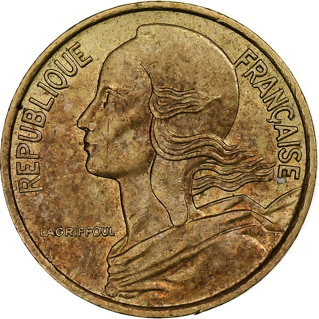 Francia, 5 Centimes, Marianne, 1969, Paris, Alluminio-bronzo, BB, Gadoury:175