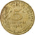 Francia, 5 Centimes, Marianne, 1969, Paris, Alluminio-bronzo, BB, Gadoury:175