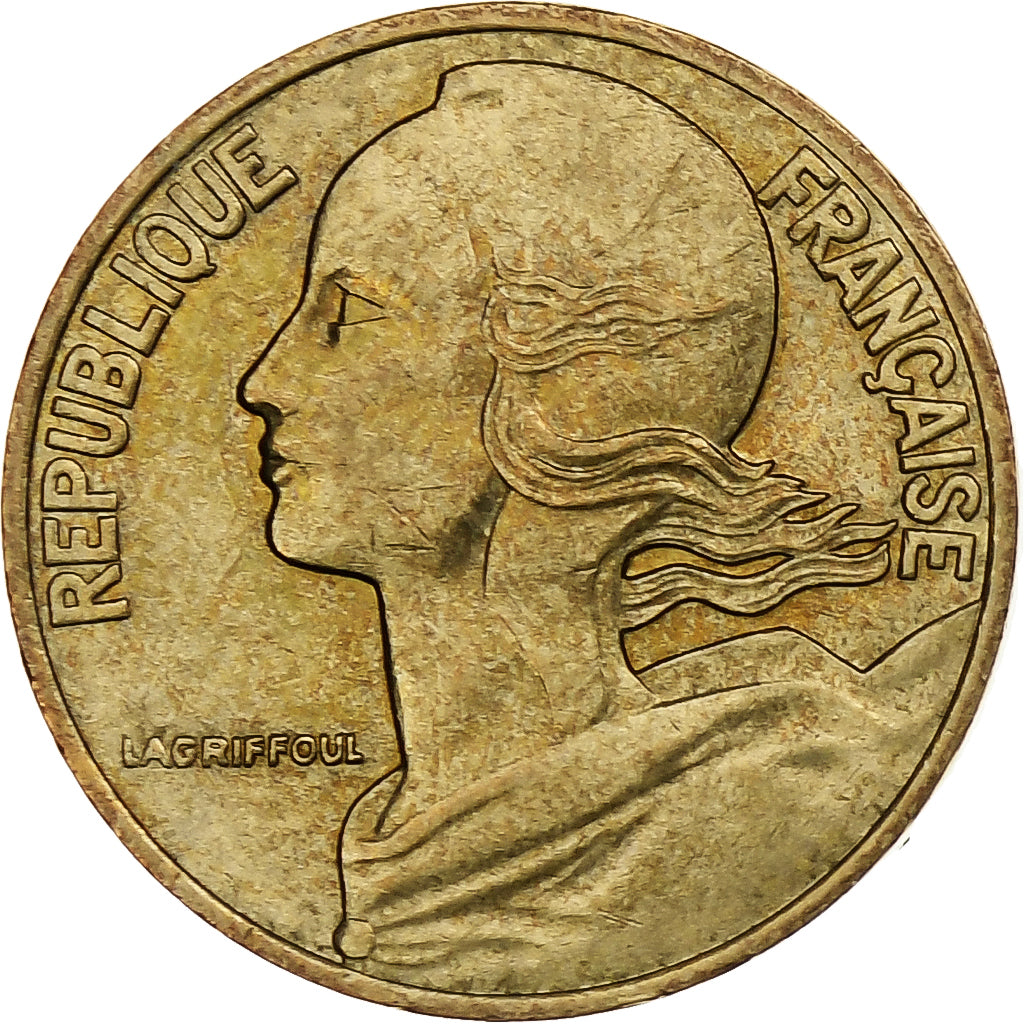 Frankreich, 5 Centimes, Marianne, 1995, Pessac, Aluminum-Bronze, SS+