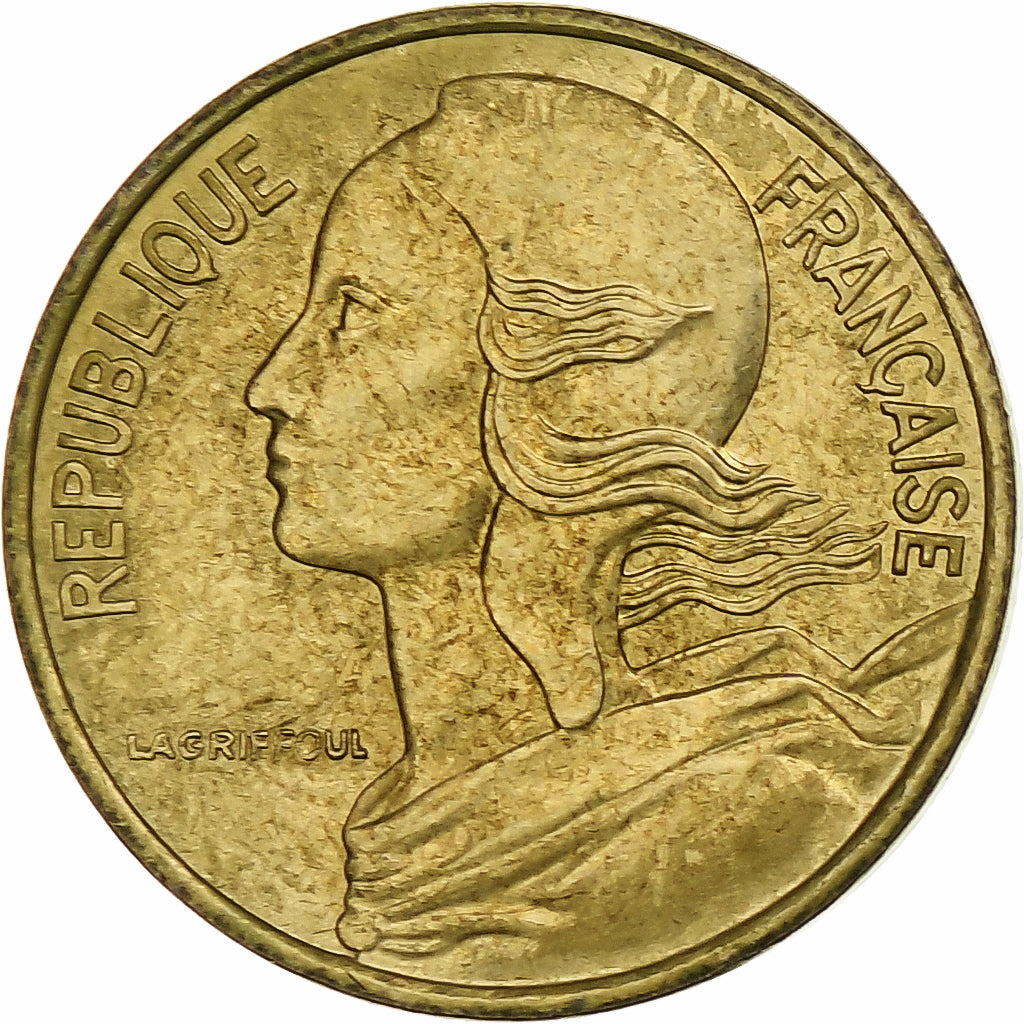 Francia, 5 Centimes, Marianne, 1989, Pessac, Alluminio-bronzo, BB, Gadoury:175