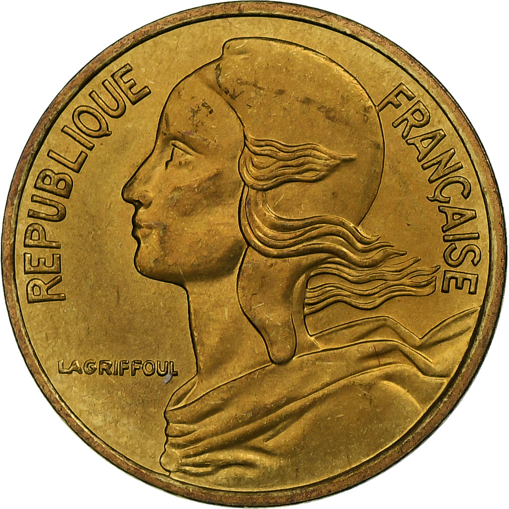 Francia, 5 Centimes, Marianne, 1982, Pessac, Aluminio - bronce, EBC