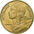 France, 5 Centimes, Marianne, 1975, Pessac, Aluminum-Bronze, MS(63)