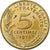 France, 5 Centimes, Marianne, 1972, Pessac, Aluminum-Bronze, MS(60-62)