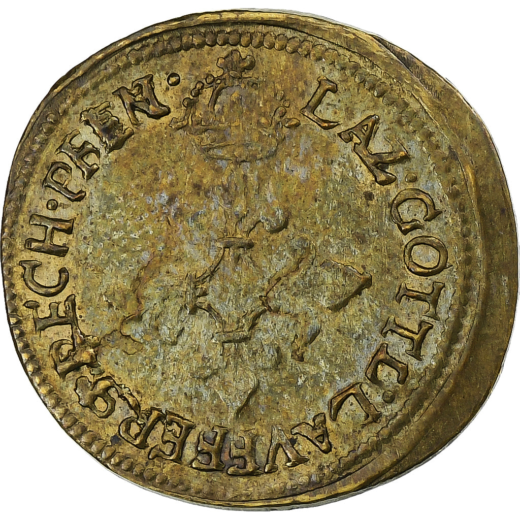 Frankrijk, Love Token, Louis XIV, Tin, Collection Térisse, PR