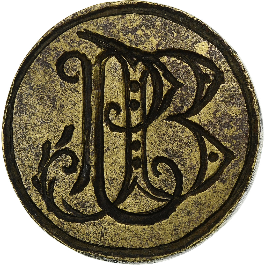 France, Love Token, Brass, Collection Térisse, EF(40-45)