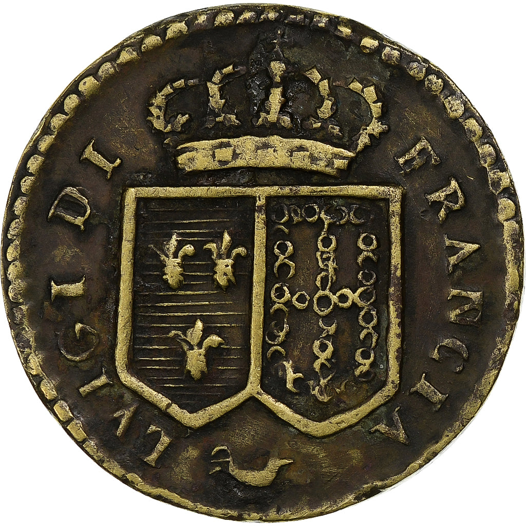 France, Love Token, Brass, Collection Térisse, EF(40-45)