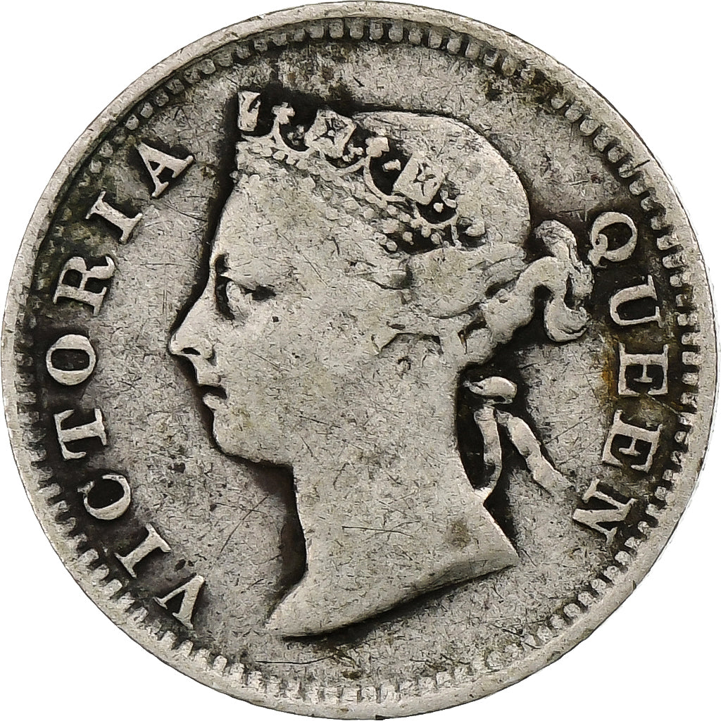 Hong Kong, Victoria, 5 Cents, 1984, Londres, Argent, TB+, KM:5