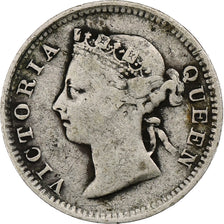 Hong Kong, Victoria, 5 Cents, 1984, Londres, Argent, TB+, KM:5