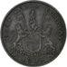 India-British, Madras Presidency, 5 Cash, 1803, Soho, Copper, EF(40-45), KM:316