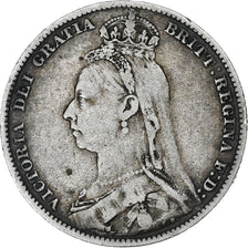 United Kingdom, Victoria, Shilling, 1890, London, Silver, VF(30-35), KM:774