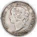 Canada, Victoria, 5 Cents, 1890, Heaton, Silver, VF(30-35), KM:2