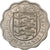 Guernsey, Elizabeth II, 3 Pence, 1959, London, Cobre - níquel, MBC+, KM:18